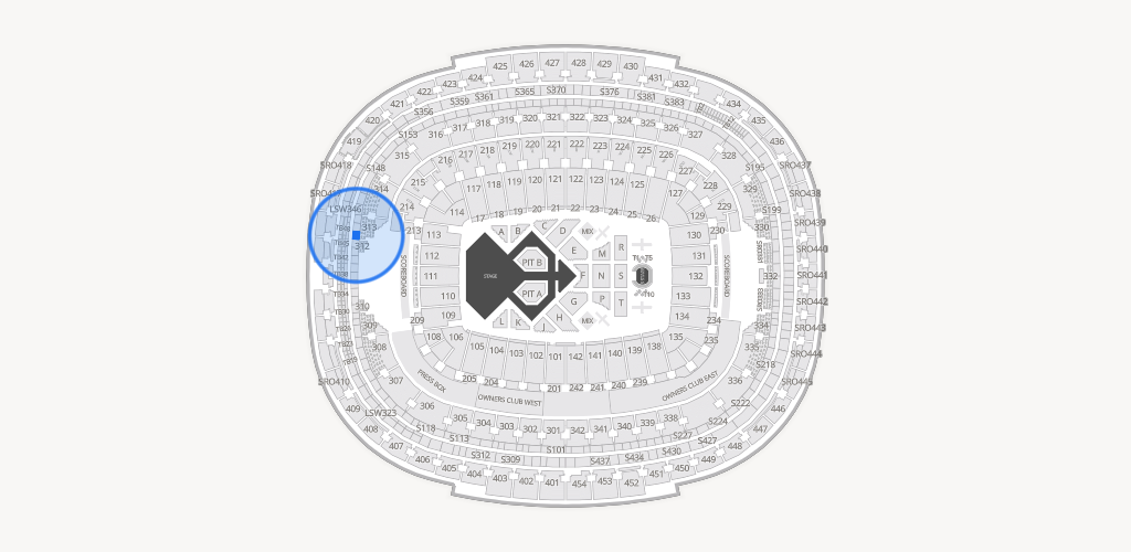 Northwest Stadium Seating Chart