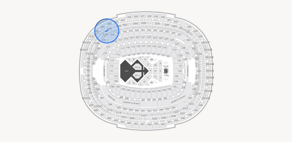 Northwest Stadium Seating Chart