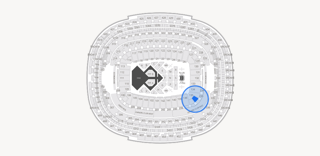 Northwest Stadium Seating Chart