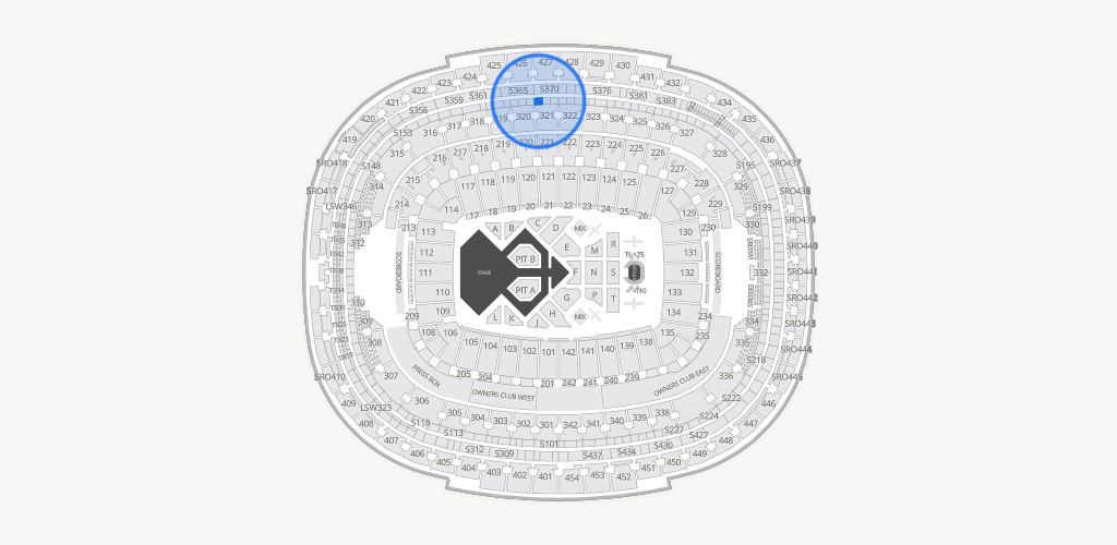 Northwest Stadium Seating Chart
