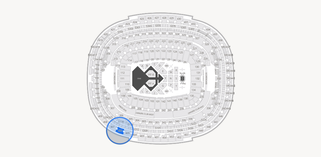 Northwest Stadium Seating Chart