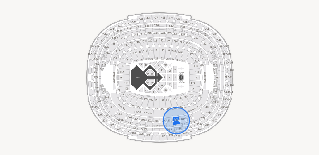 Northwest Stadium Seating Chart