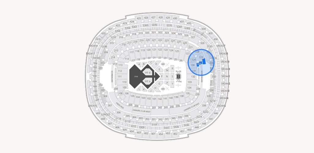 Northwest Stadium Seating Chart
