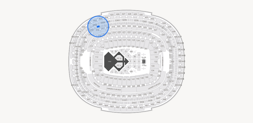 Northwest Stadium Seating Chart