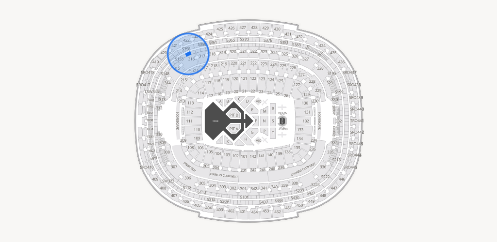 Northwest Stadium Seating Chart