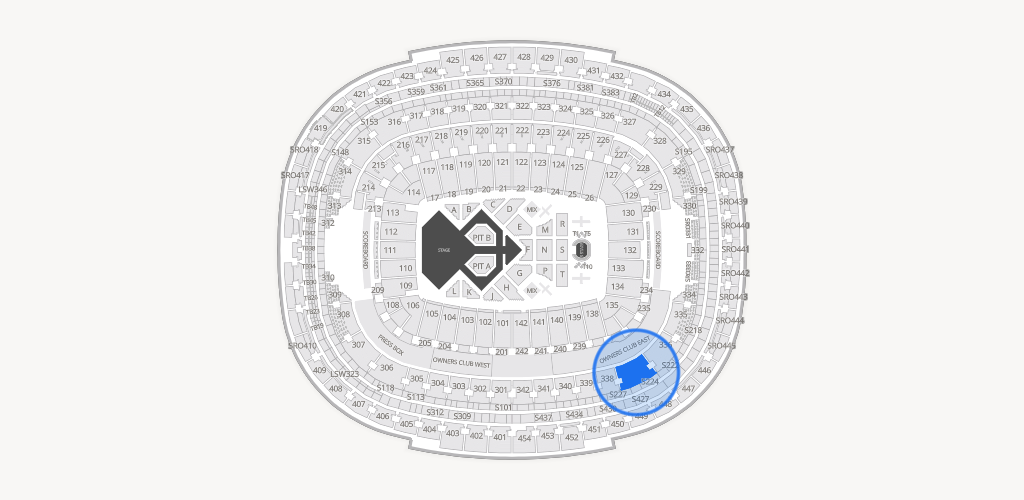 Northwest Stadium Seating Chart
