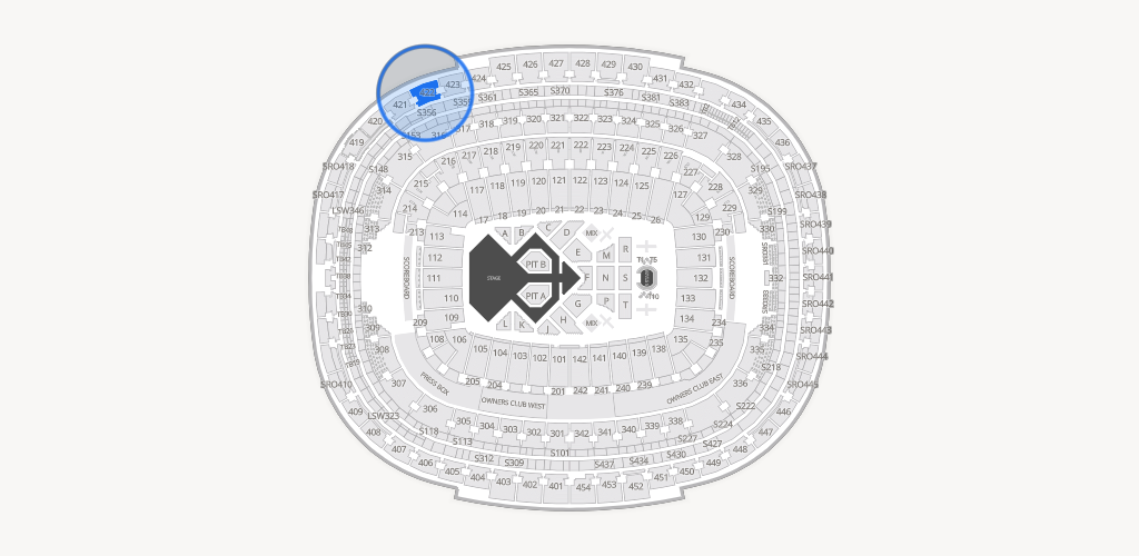 Northwest Stadium Seating Chart