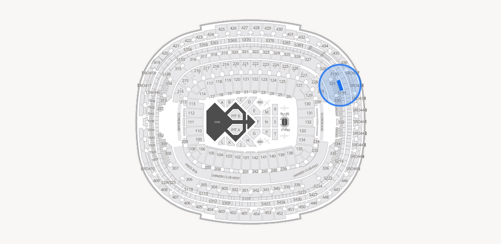 Northwest Stadium Seating Chart