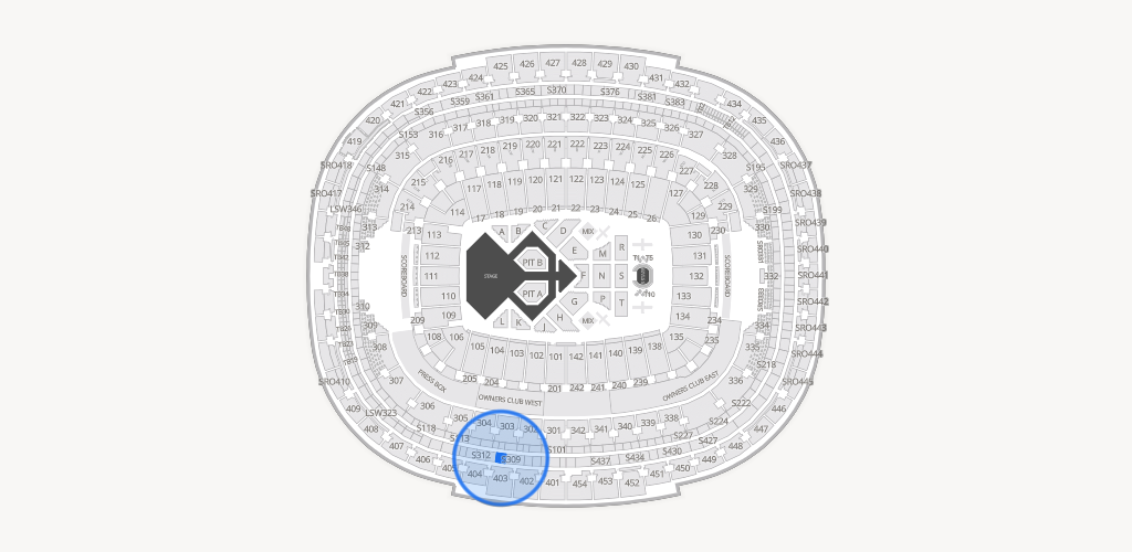 Northwest Stadium Seating Chart