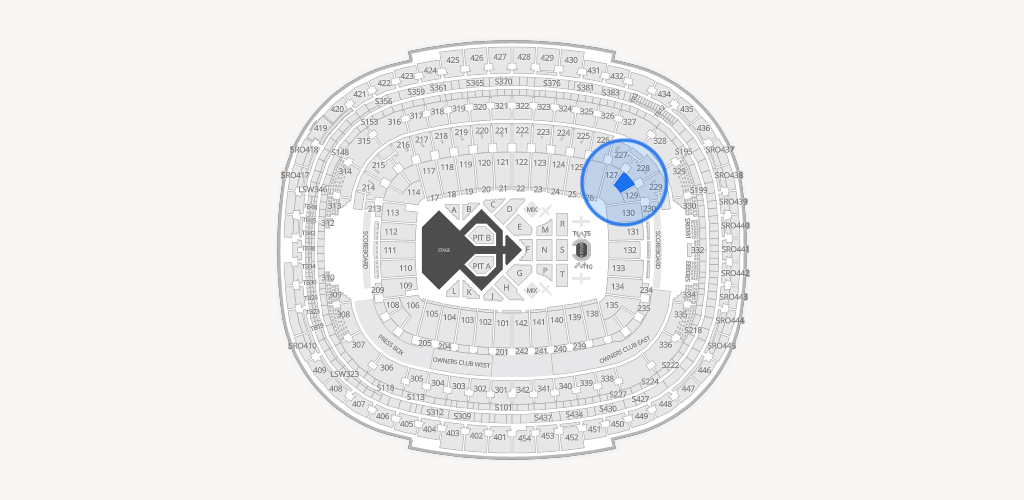 Northwest Stadium Seating Chart