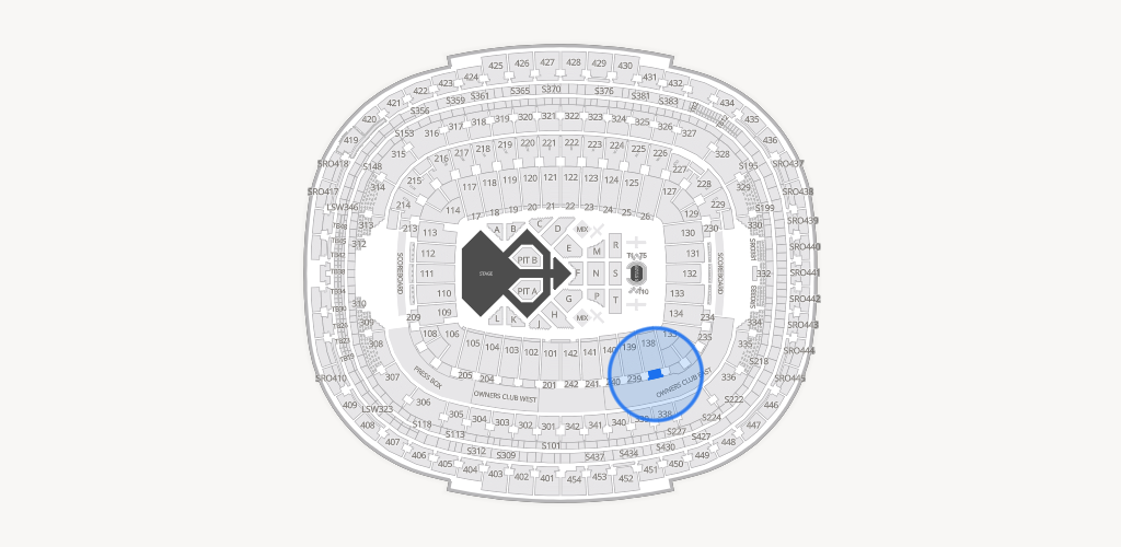 Northwest Stadium Seating Chart