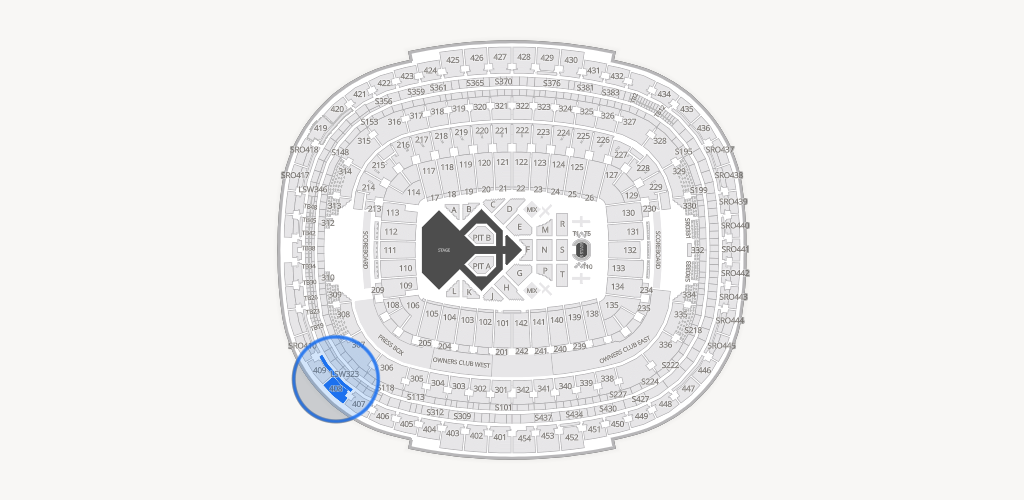 Northwest Stadium Seating Chart