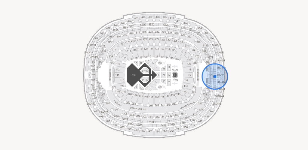 Northwest Stadium Seating Chart