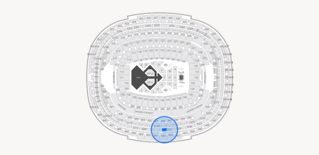 Northwest Stadium Seating Chart
