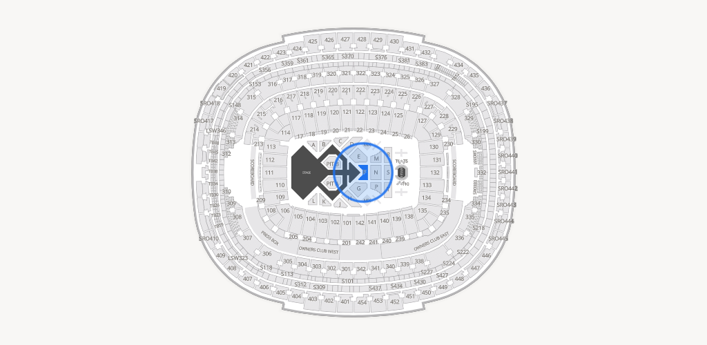 Northwest Stadium Seating Chart