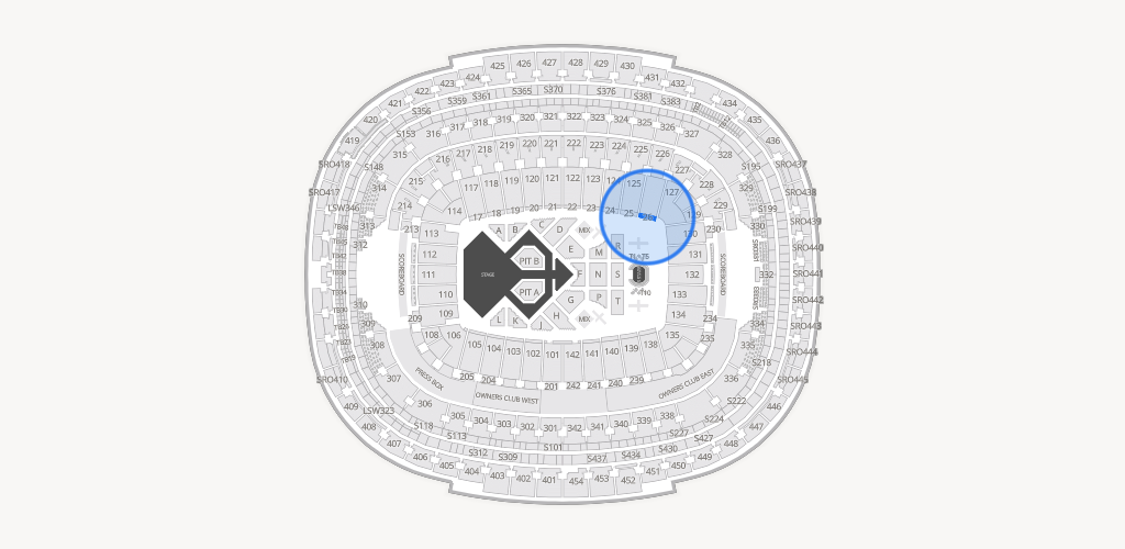 Northwest Stadium Seating Chart