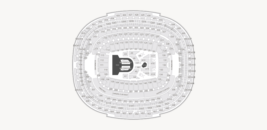 Northwest Stadium Seating Chart