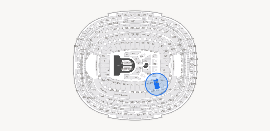 Northwest Stadium Seating Chart