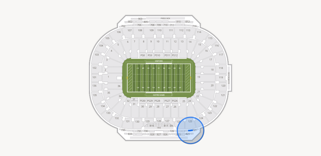 Notre Dame Stadium Seating Chart