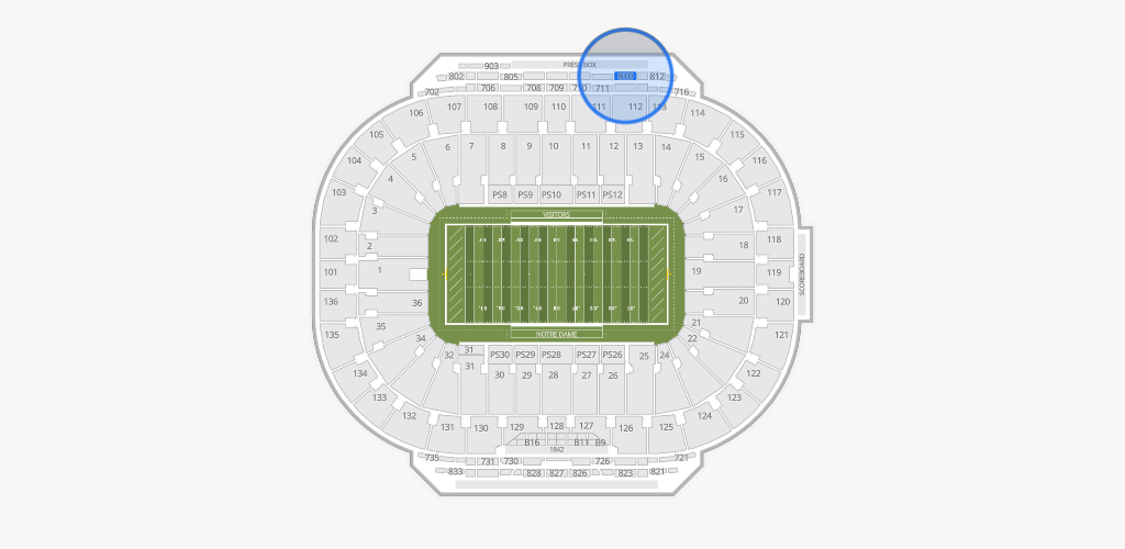 Notre Dame Stadium Seating Chart