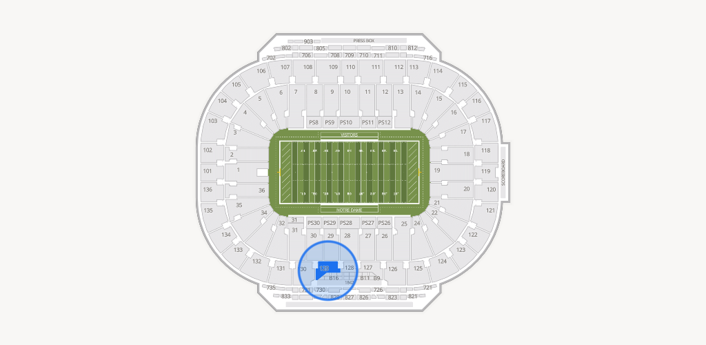 Notre Dame Stadium Seating Chart