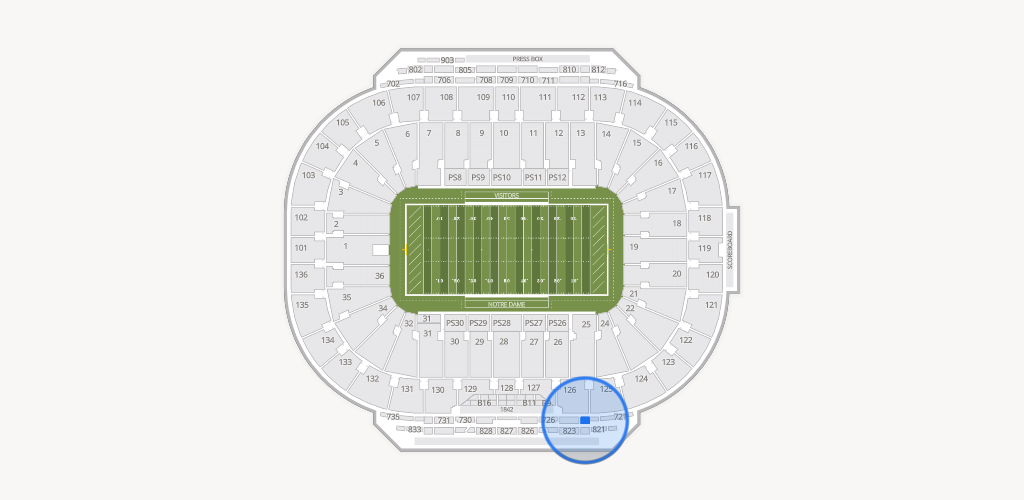 Notre Dame Stadium Seating Chart