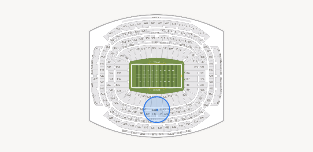 Reliant Stadium Seating Chart