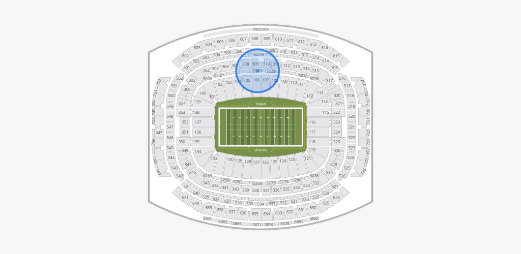 Reliant Stadium Seating Chart
