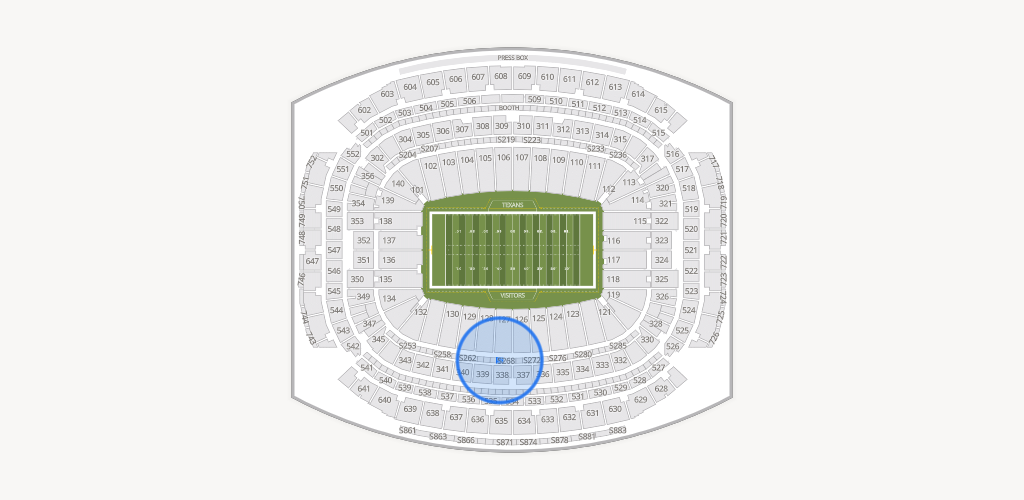 Reliant Stadium Seating Chart