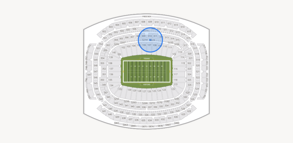 Reliant Stadium Seating Chart
