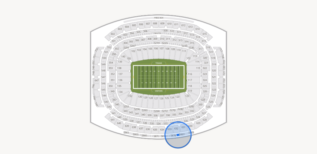 Reliant Stadium Seating Chart