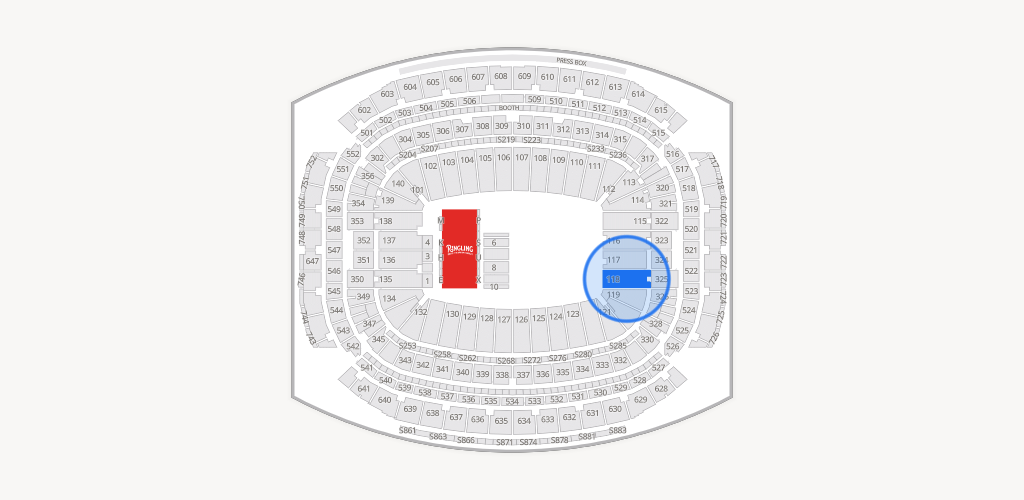 Reliant Stadium Seating Chart