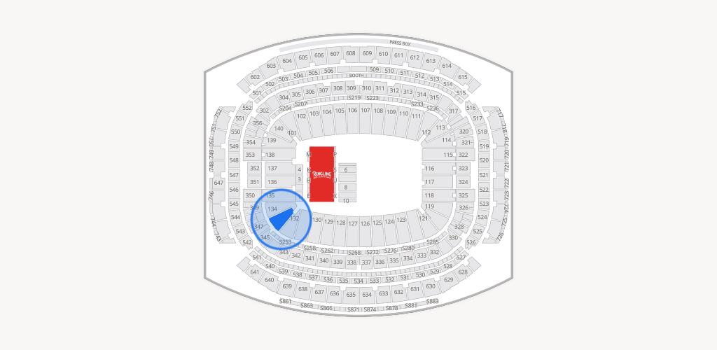 Reliant Stadium Seating Chart