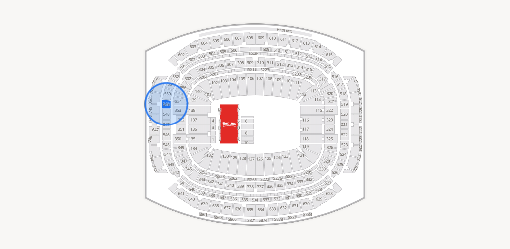 Reliant Stadium Seating Chart
