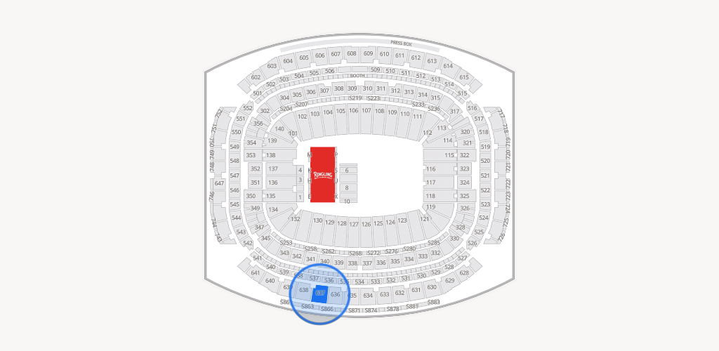 Reliant Stadium Seating Chart