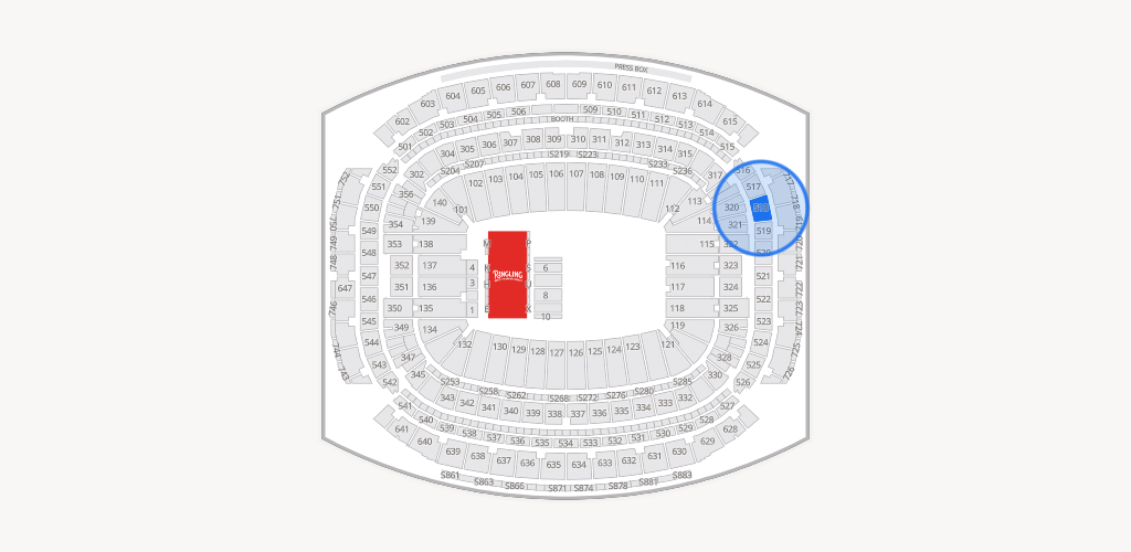 Reliant Stadium Seating Chart