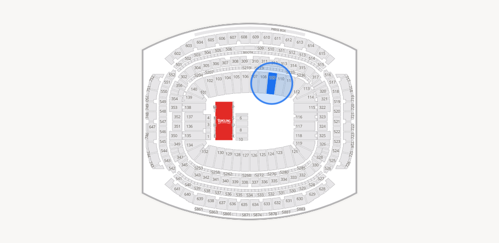Reliant Stadium Seating Chart