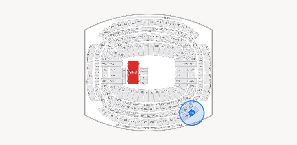 Reliant Stadium Seating Chart