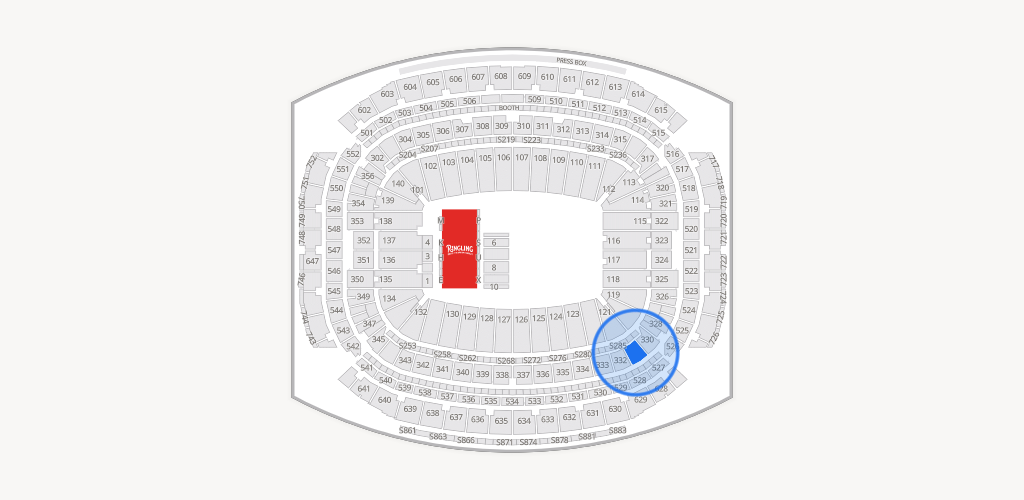 Reliant Stadium Seating Chart