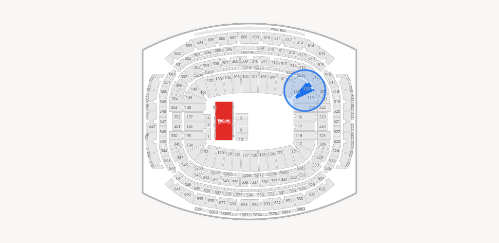 Reliant Stadium Seating Chart