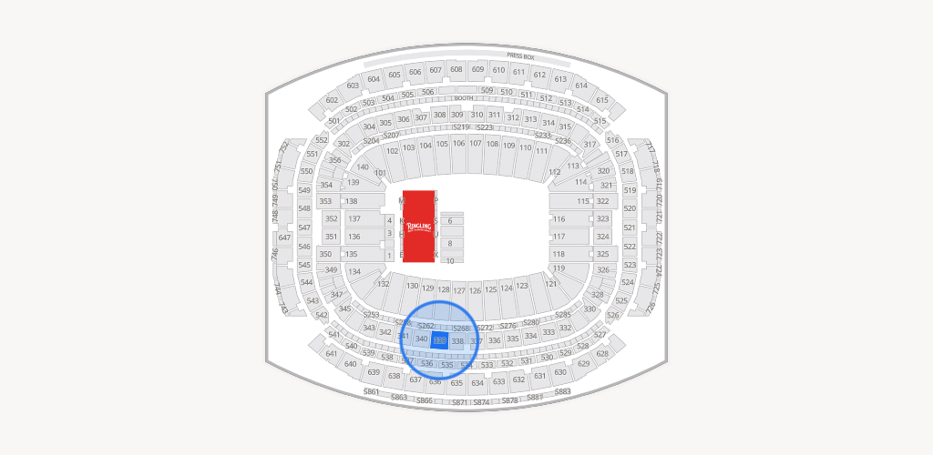 Reliant Stadium Seating Chart