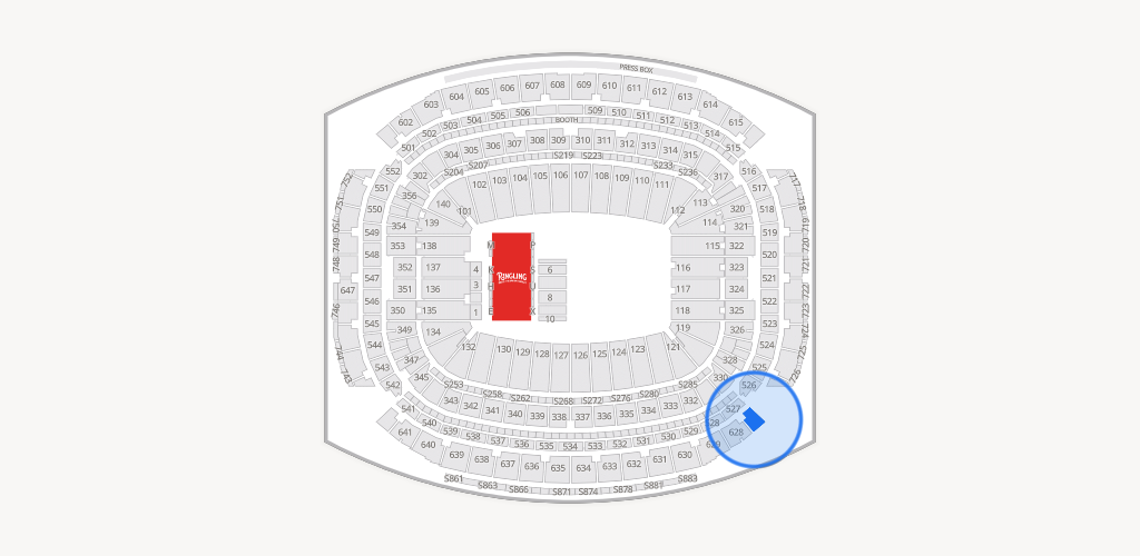 Reliant Stadium Seating Chart