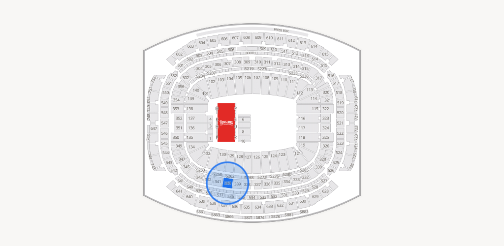 Reliant Stadium Seating Chart