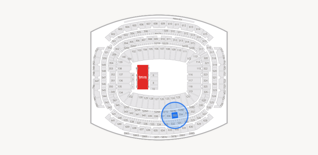 Reliant Stadium Seating Chart