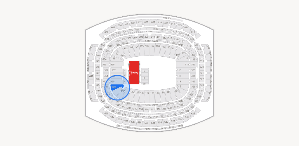 Reliant Stadium Seating Chart
