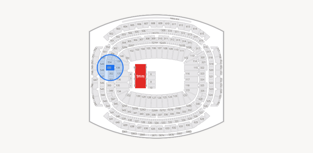 Reliant Stadium Seating Chart