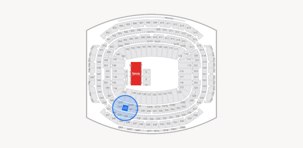 Reliant Stadium Seating Chart