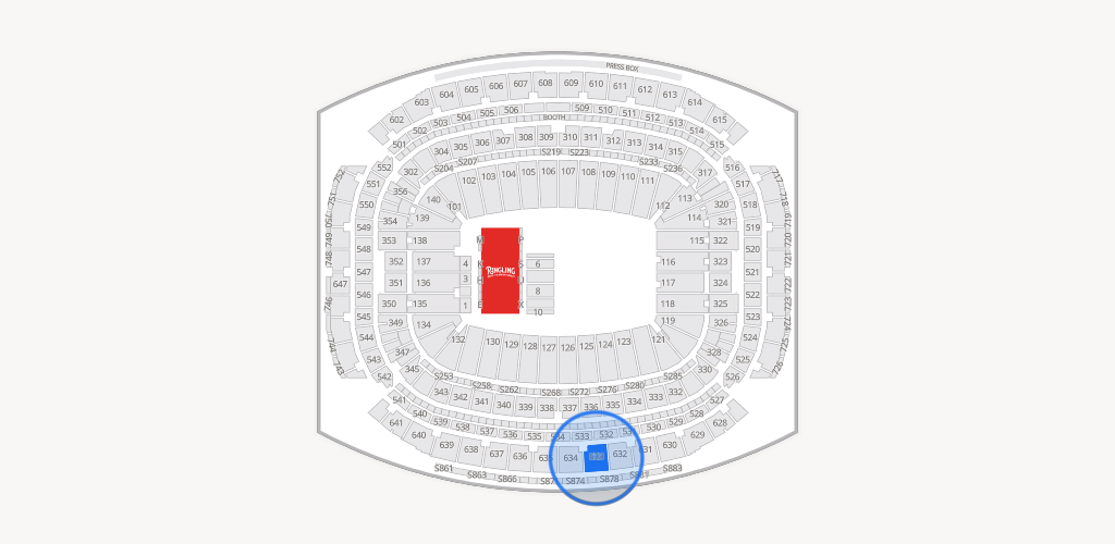 Reliant Stadium Seating Chart