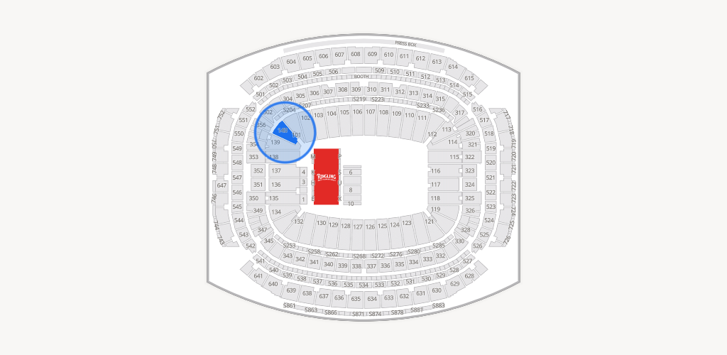 Reliant Stadium Seating Chart
