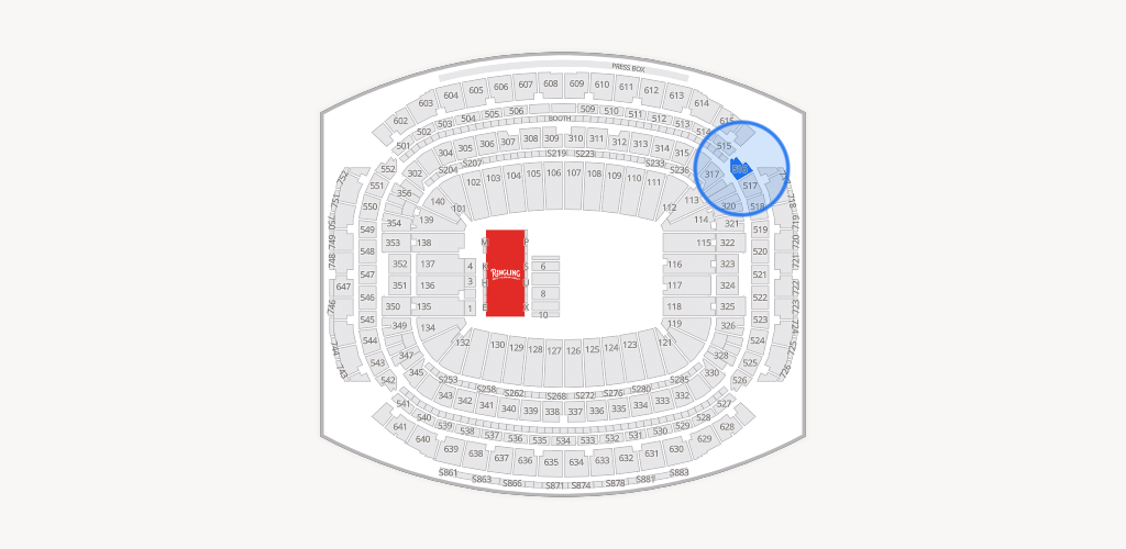 Reliant Stadium Seating Chart
